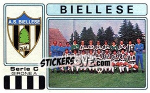 Sticker Biellese - Calciatori 1976-1977 n. 534 - Panini