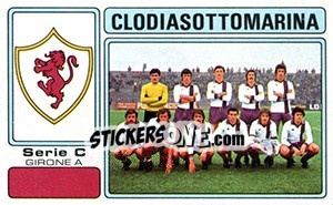 Sticker Clodiasottomarina - Calciatori 1976-1977 n. 536 - Panini