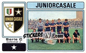 Figurina Juniorcasale - Calciatori 1976-1977 - Panini