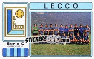 Figurina Lecco - Calciatori 1976-1977 - Panini