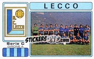 Sticker Lecco - Calciatori 1976-1977 n. 539 - Panini