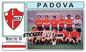 Sticker Padova - Calciatori 1976-1977 n. 541 - Panini