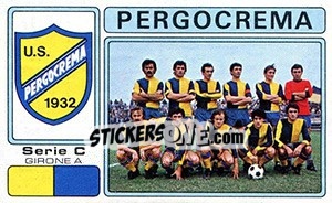 Sticker Pergocrema - Calciatori 1976-1977 n. 542 - Panini