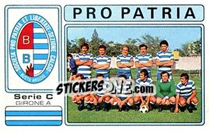Sticker Pro Patria - Calciatori 1976-1977 - Panini