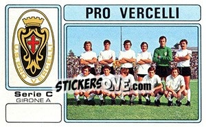 Sticker Pro Vercelli - Calciatori 1976-1977 n. 545 - Panini