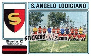 Sticker San Angelo Lodigiano - Calciatori 1976-1977 - Panini