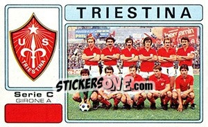 Sticker Triestina - Calciatori 1976-1977 - Panini