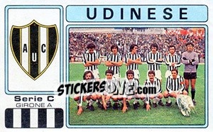 Sticker Udinese - Calciatori 1976-1977 - Panini