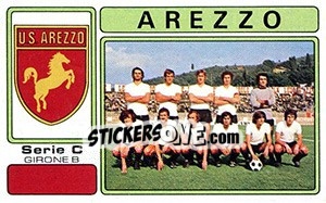 Sticker Arezzo - Calciatori 1976-1977 n. 553 - Panini