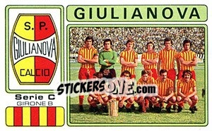 Sticker Giulianova - Calciatori 1976-1977 - Panini