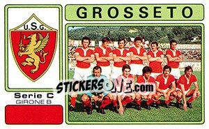 Sticker Grosseto - Calciatori 1976-1977 - Panini