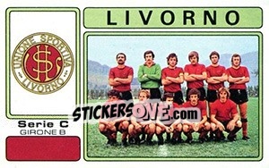 Sticker Livorno - Calciatori 1976-1977 - Panini