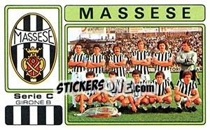 Sticker Massese - Calciatori 1976-1977 - Panini