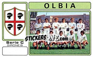 Sticker Olbia - Calciatori 1976-1977 n. 561 - Panini