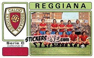 Sticker Reggiana - Calciatori 1976-1977 n. 565 - Panini
