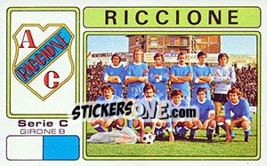 Sticker Riccione - Calciatori 1976-1977 - Panini