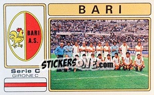 Sticker Bari - Calciatori 1976-1977 - Panini