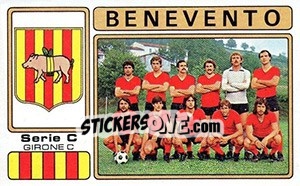 Sticker Benevento - Calciatori 1976-1977 - Panini