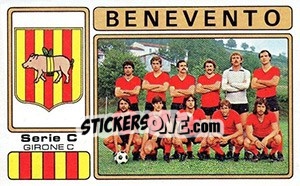 Sticker Benevento - Calciatori 1976-1977 n. 575 - Panini
