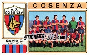 Sticker Cosenza - Calciatori 1976-1977 - Panini