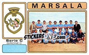 Figurina Marsala - Calciatori 1976-1977 - Panini