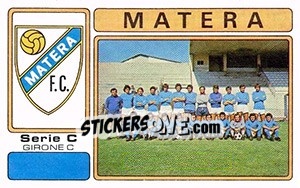 Figurina Matera - Calciatori 1976-1977 - Panini