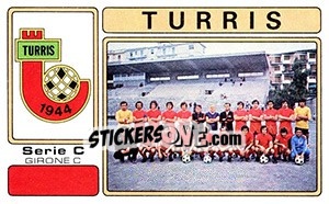Sticker Turris - Calciatori 1976-1977 n. 591 - Panini