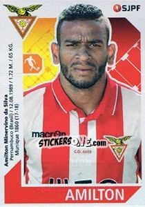 Sticker Amilton - Futebol 2017-2018 n. 31 - Panini