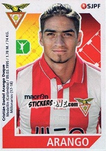 Sticker Arango - Futebol 2017-2018 n. 33 - Panini