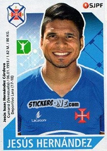Sticker Jesus Hernandez - Futebol 2017-2018 - Panini