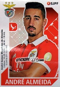 Sticker André Almeida - Futebol 2017-2018 - Panini