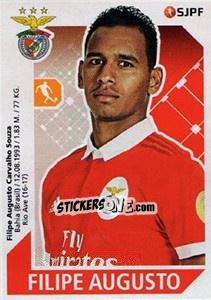 Sticker Filipe Augusto - Futebol 2017-2018 n. 63 - Panini