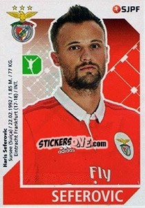 Sticker Haris Seferovic - Futebol 2017-2018 - Panini