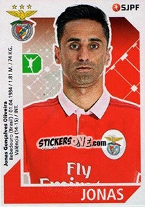 Sticker Jonas - Futebol 2017-2018 - Panini