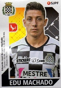 Sticker Edu Machado - Futebol 2017-2018 - Panini