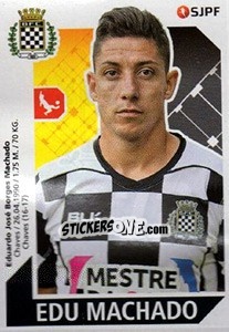 Cromo Edu Machado - Futebol 2017-2018 - Panini