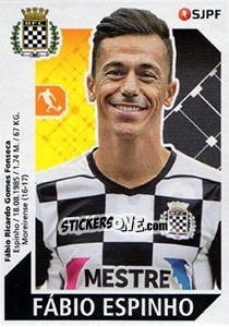Cromo Fábio Espinho - Futebol 2017-2018 n. 80 - Panini