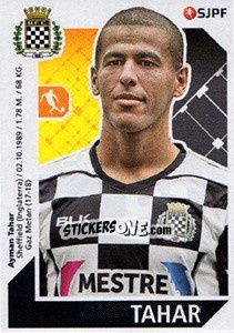 Sticker Tahar - Futebol 2017-2018 - Panini