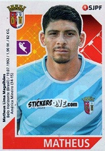 Sticker Matheus - Futebol 2017-2018 n. 88 - Panini