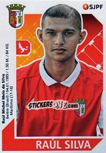Cromo Raúl Silva - Futebol 2017-2018 n. 93 - Panini