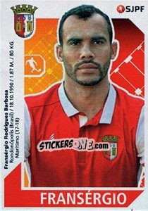 Sticker Fransérgio - Futebol 2017-2018 - Panini