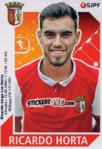 Sticker Ricardo Horta - Futebol 2017-2018 - Panini