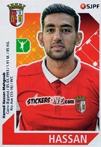 Sticker Hassan - Futebol 2017-2018 - Panini