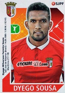 Sticker Dyego Sousa - Futebol 2017-2018 - Panini