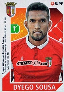 Cromo Dyego Sousa - Futebol 2017-2018 - Panini