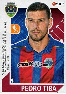 Sticker Pedro Tiba - Futebol 2017-2018 n. 113 - Panini