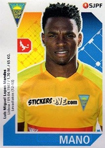 Cromo Mano - Futebol 2017-2018 n. 123 - Panini