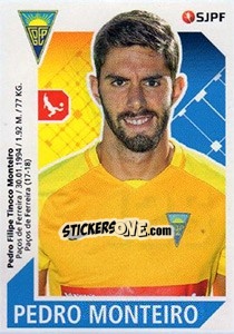 Sticker Pedro Monteiro - Futebol 2017-2018 n. 125 - Panini