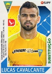 Sticker Lucas Cavalcante - Futebol 2017-2018 - Panini