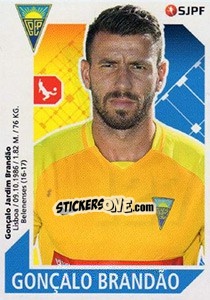 Sticker Gonçalo Brandão - Futebol 2017-2018 - Panini